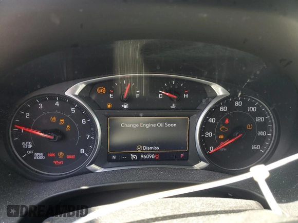 2019 GMC Terrain SLE z VIN 3GKALTEV2KL232966, wystawiony jako Copart lot #57748455 z przebiegiem 96 098 mil mil oraz Szkoda całkowita • Salvage title. Historia ofert i sprzedaży dostępna na DreamBid. Obrazek 9.