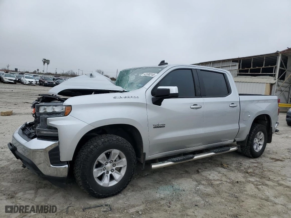 2019 Chevrolet Silverado 1500 LT with VIN 3GCPWCED0KG185109, listed as a Copart auction lot 42830245 with 63,540 mi miles and Salvage Title. Bid and sale history available at carsss.com. Image 1.
