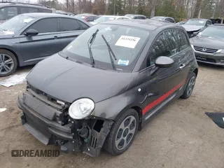 2016 FIAT 500e with VIN 3C3CFFGE1GT184091, listed as a IAAI auction lot 41335256 with 54,899 mi miles. Bid and sale history available at carsss.com. Image 2.