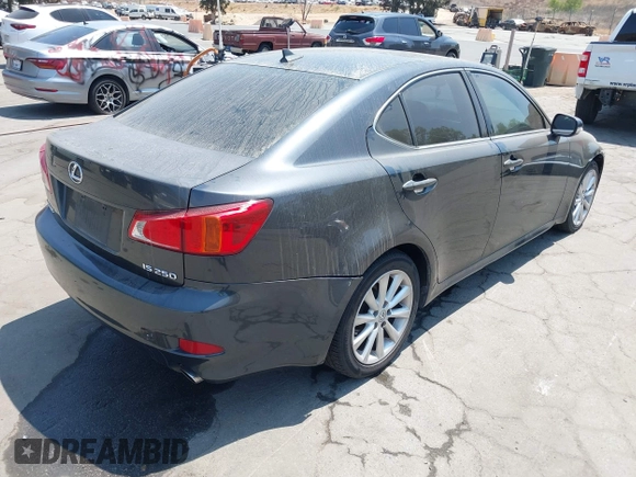 2010 Lexus IS 250 z VIN JTHBF5C29A5108167, wystawiony jako IAAI lot #42760524 z przebiegiem 276 481 mil mil oraz . Historia ofert i sprzedaży dostępna na DreamBid. Obrazek 4.