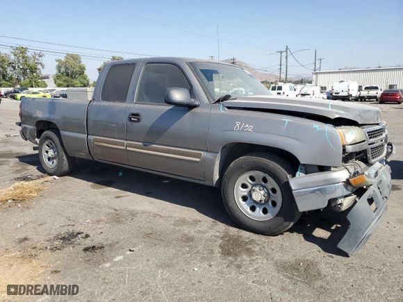 2007 Chevrolet Silverado 1500 Classic LT1 with VIN 1GCEC19X77Z154648, listed as a Copart auction lot 58427144 with 194,575 mi miles and Salvage Title. Bid and sale history available at carsss.com. Image 4.