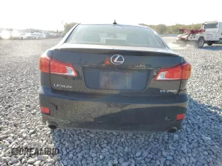 2010 Lexus IS 250 with VIN JTHBF5C24A5112417, listed as a Copart auction lot 47181265 with 158,662 mi miles and Salvage Title. Bid and sale history available at DreamBid. Image 6.