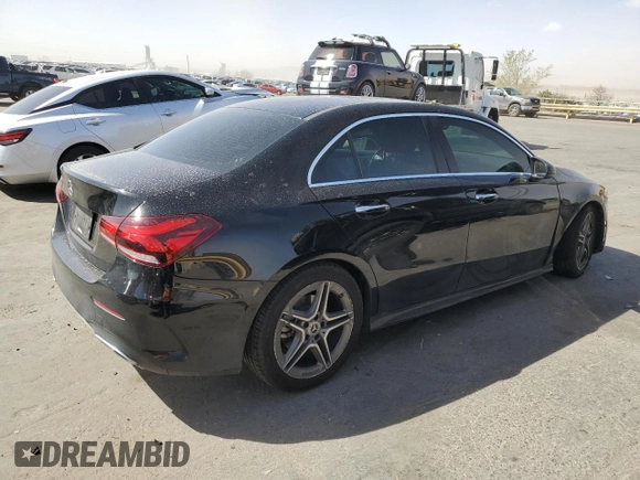 2019 Mercedes-Benz A 220 with VIN WDD3G4EB9KW027732, listed as a Copart auction lot 49477675 with 75,098 mi miles and Salvage Title. Bid and sale history available at DreamBid. Image 3.