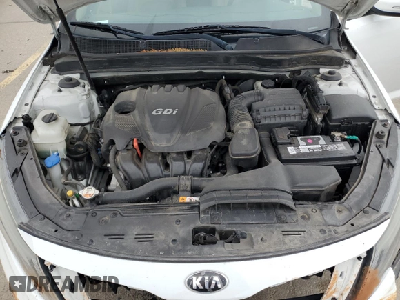 2014 Kia Optima EX with VIN 5XXGN4A78EG291677, listed as a Copart auction lot 50202165 with Not Provided miles and Salvage Title. Bid and sale history available at carsss.com. Image 12.