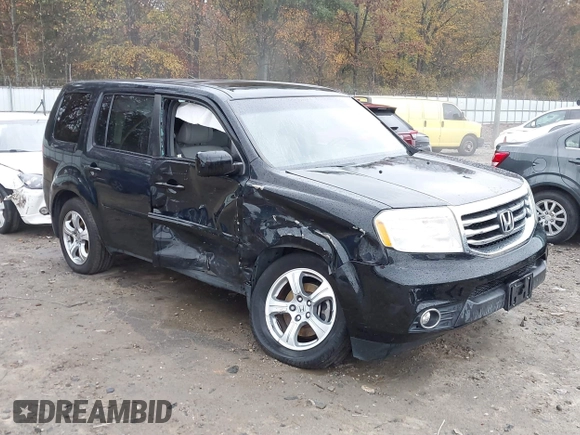 2014 Honda Pilot EX-L with VIN 5FNYF3H50EB024598, listed as a IAAI auction lot 40864689 with 159,078 mi miles and . Bid and sale history available at DreamBid. Image 1.