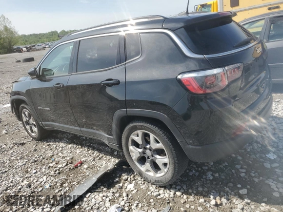 2020 Jeep Compass Limited z VIN 3C4NJCCBXLT187577, wystawiony jako Copart lot #55082235 z przebiegiem 81 387 mil mil oraz Szkoda całkowita • Salvage title. Historia ofert i sprzedaży dostępna na DreamBid. Obrazek 2.