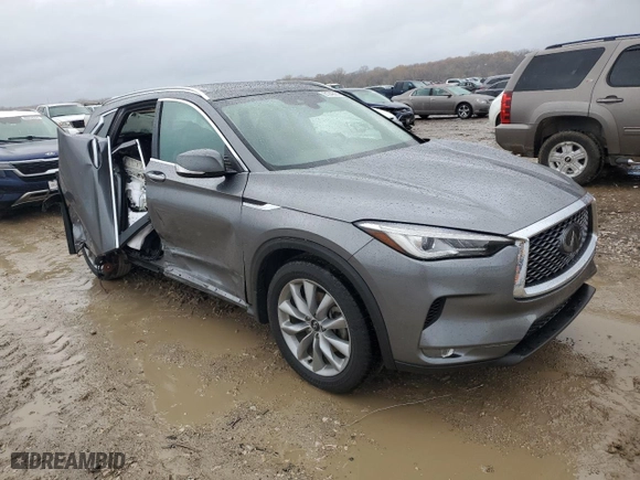 2020 Infiniti QX50 AUTOGRAPH with VIN 3PCAJ5M30LF110300, listed as a Copart auction lot 81242964 with 50,501 mi miles and Salvage Title. Bid and sale history available at carsss.com. Image 4.