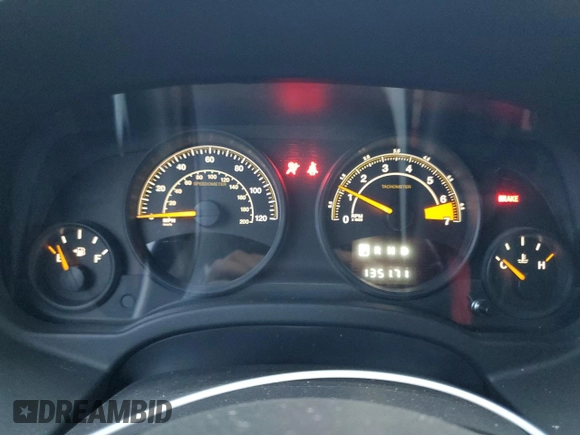 2016 Jeep Compass Sport SE z VIN 1C4NJCBA5GD806218, wystawiony jako Copart lot #78605624 z przebiegiem 135 171 mil mil oraz Szkoda całkowita • Salvage title. Historia ofert i sprzedaży dostępna na DreamBid. Obrazek 9.