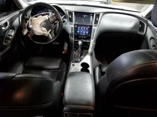 2015 Infiniti Q50 Premium with VIN JN1BV7AR7FM396562, listed as a Copart auction lot 52698765 with 103,824 mi miles and Salvage Title. Bid and sale history available at carsss.com. Image 8.