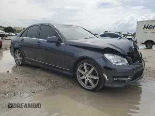 2013 Mercedes-Benz C 350 Sport with VIN WDDGF5HB4DR260778, listed as a Copart auction lot 73480564 with 113,862 mi miles and Salvage Title. Bid and sale history available at DreamBid. Image 4.
