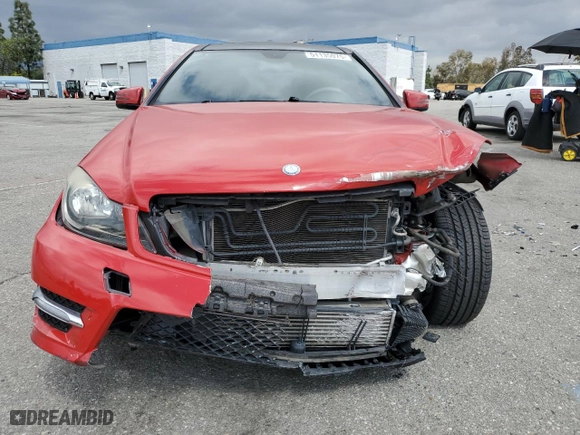 2013 Mercedes-Benz C-Class C 250 with VIN WDDGJ4HB9DF950276, listed as a Copart auction lot 51135075 with 112,693 mi miles and Salvage Title. Bid and sale history available at carsss.com. Image 5.
