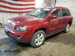 2014 Jeep Compass Latitude with VIN 1C4NJDEB9ED642074, listed as a Copart auction lot 88312685 with 117,040 mi miles and Salvage Title. Bid and sale history available at carsss.com. Image 1.