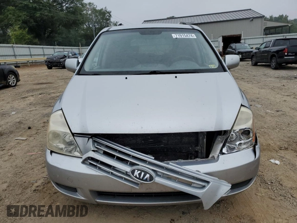 2009 Kia Sedona LX with VIN KNDMB233X96307389, listed as a Copart auction lot 71915474 with 285,338 mi miles and Salvage Title. Bid and sale history available at carsss.com. Image 5.