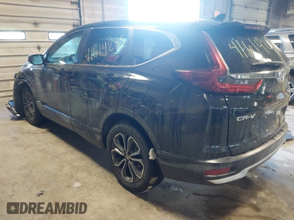 2021 Honda CR-V EX with VIN 7FARW2H50ME026840, listed as a IAAI auction lot 41614285 with 43,337 mi miles. Bid and sale history available at carsss.com. Image 3.
