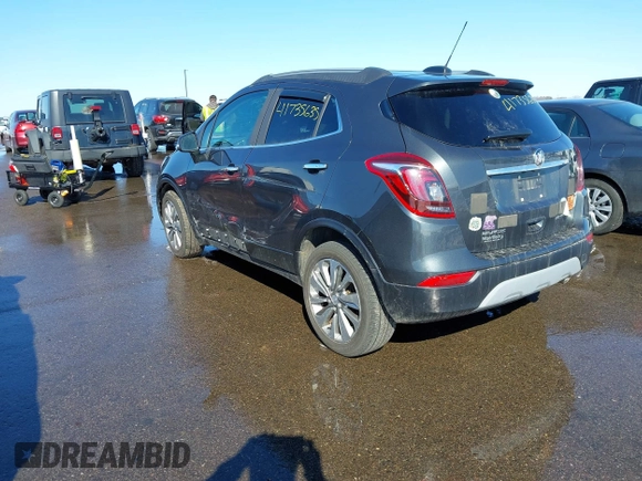 2017 Buick Encore Preferred with VIN KL4CJESB1HB204189, listed as a IAAI auction lot 41735635 with 82,911 mi miles and . Bid and sale history available at DreamBid. Image 3.