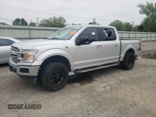 2018 Ford F-150 XL with VIN 1FTEW1C54JKD92360, listed as a Copart auction lot 51287875 with 0 mi miles and Salvage Title. Bid and sale history available at carsss.com. Image 1.