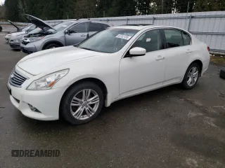 2012 Infiniti G25 Sedan x with VIN JN1DV6ARXCM862614, listed as a Copart auction lot 45702135 with 175,030 mi miles and Clean Title. Bid and sale history available at carsss.com. Image 1.