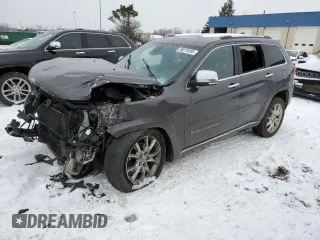2015 Jeep Grand Cherokee Summit with VIN 1C4RJFJT6FC806660, listed as a Copart auction lot 88279395 with 173,735 mi miles and Salvage Title. Bid and sale history available at carsss.com. Image 1.