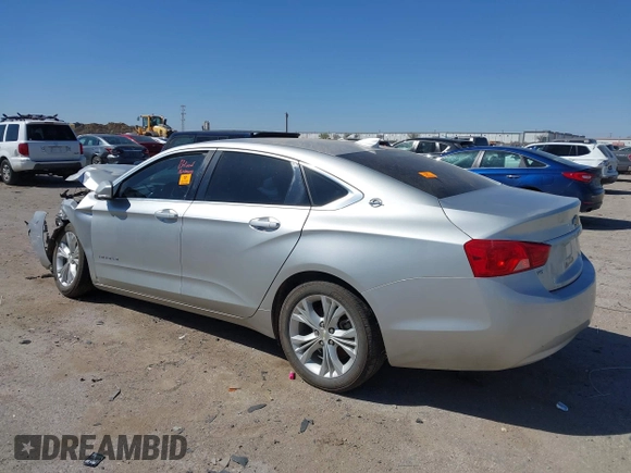 2015 Chevrolet Impala LT with VIN 1G1125S30FU127098, listed as a IAAI auction lot 41827498 with Not Provided miles and . Bid and sale history available at DreamBid. Image 3.