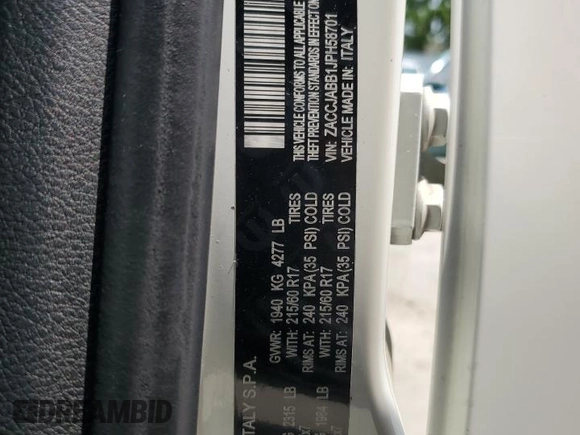 2018 Jeep Renegade Latitude с VIN ZACCJABB1JPH58701, выставлен на аукционе Copart как лот 59935475 с пробегом 140 553 миль миль и Списание • Salvage title. История ставок и продаж доступна на DreamBid. Изображение 12.