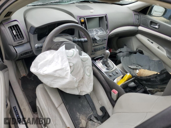 2011 Infiniti G37 x Sport Appearance Edition with VIN JN1CV6AR9BM410583, listed as a Copart auction lot 48680125 with Not Provided miles and Salvage Title. Bid and sale history available at DreamBid. Image 8.