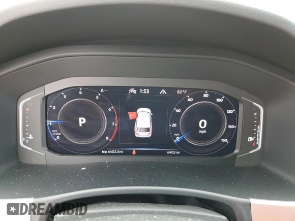 2023 Volkswagen Atlas SEL with VIN 1V2BP2CA9PC501013, listed as a Copart auction lot 59059693 with 6,402 mi miles and . Bid and sale history available at DreamBid. Image 9.