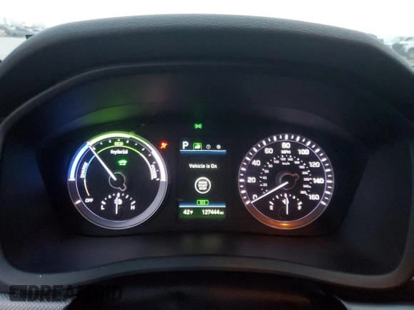2018 Hyundai Sonata Hybrid SE with VIN KMHE24L3XJA078628, listed as a Copart auction lot 85949024 with 127,444 mi miles and Clean Title. Bid and sale history available at carsss.com. Image 9.