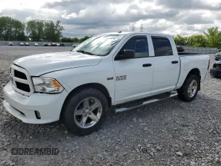 2018 Ram 1500 Express with VIN 3C6RR7KT8JG225977, listed as a Copart auction lot 58308545 with 109,482 mi miles and Salvage title. Bid and sale history available at DreamBid. Image 1.