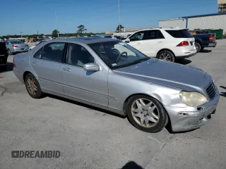 2003 Mercedes-Benz S-Class 4.3L with VIN WDBNG70J03A339034, listed as a Copart auction lot 70583504 with 104,849 mi miles and Salvage Title. Bid and sale history available at carsss.com. Image 4.