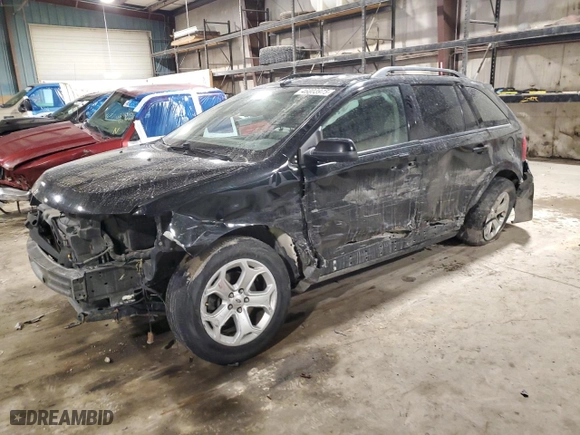 2014 Ford Edge SEL with VIN 2FMDK3JC9EBB39003, listed as a Copart auction lot 46803975 with 154,189 mi miles and Salvage Title. Bid and sale history available at carsss.com. Image 1.