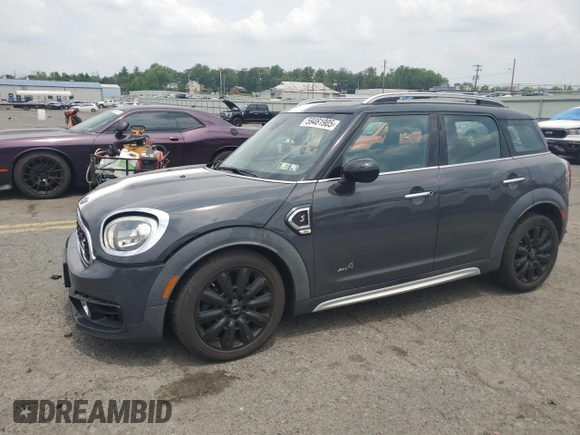 2019 MINI Countryman Cooper S with VIN WMZYT5C57K3E62624, listed as a Copart auction lot 59481905 with 98,182 mi miles and Salvage title. Bid and sale history available at DreamBid. Image 1.