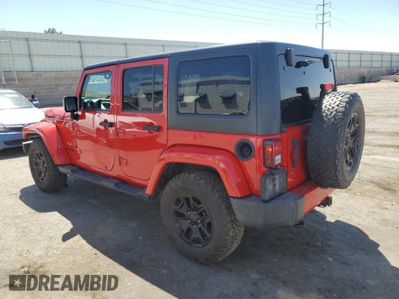 2018 Jeep Wrangler Unlimited Sahara with VIN 1C4HJWEG0JL923216, listed as a Copart auction lot 53347605 with 129,843 mi miles and Salvage title. Bid and sale history available at DreamBid. Image 2.