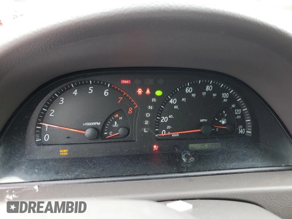 2004 Toyota Camry LE z VIN JTDBE32KX40273821, wystawiony jako Copart lot #58938275 z przebiegiem 153 096 mil mil oraz Szkoda całkowita • Salvage title. Historia ofert i sprzedaży dostępna na DreamBid. Obrazek 9.