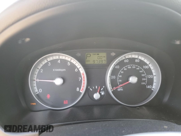 2009 Hyundai Accent Auto GLS с VIN KMHCN46C89U332423, выставлен на аукционе Copart как лот 57677925 с пробегом 97 397 миль миль и Списание • Salvage title. История ставок и продаж доступна на DreamBid. Изображение 9.
