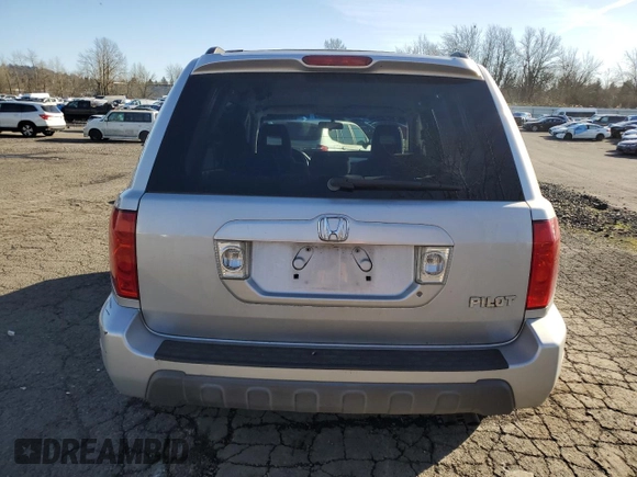 2003 Honda Pilot EX with VIN 2HKYF18403H554922, listed as a Copart auction lot 47303685 with 186,879 mi miles and Salvage Title. Bid and sale history available at DreamBid. Image 6.