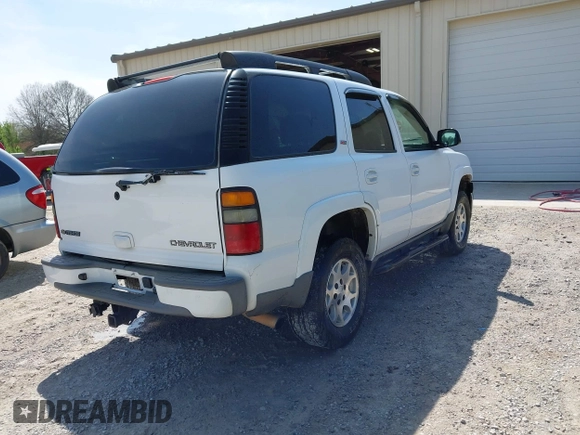 2004 Chevrolet Tahoe Z71 z VIN 1GNEK13ZX4R269230, wystawiony jako IAAI lot #41780307 z przebiegiem 249 453 mil mil oraz . Historia ofert i sprzedaży dostępna na DreamBid. Obrazek 4.