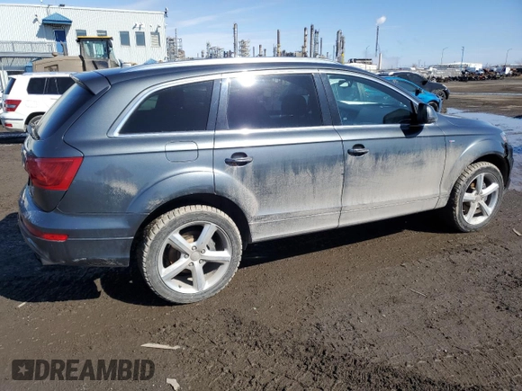 2015 Audi Q7 Vorsprung Edition with VIN WA1WGCFE2FD023916, listed as a Copart auction lot 49116485 with 77,112 mi miles and Salvage title. Bid and sale history available at DreamBid. Image 3.