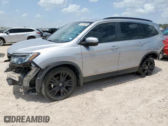 2021 Honda Pilot Special Edition with VIN 5FNYF5H20MB035682, listed as a Copart auction lot 61264095 with 39,722 mi miles and Salvage title. Bid and sale history available at DreamBid. Image 1.