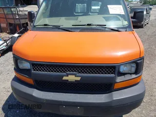 2017 Chevrolet Express Cargo Van with VIN 1GCWGAFF8H1329753, listed as a IAAI auction lot 42126110 with 187,569 mi miles. Bid and sale history available at carsss.com. Image 6.