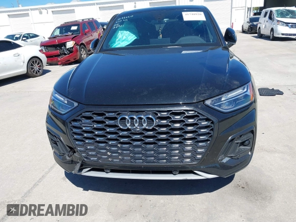 2023 Audi Q5 Sportback S line Premium Plus with VIN WA15AAFY3P2033220, listed as a IAAI auction lot 41740920 with 80,418 mi miles and . Bid and sale history available at DreamBid. Image 12.