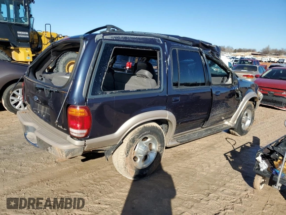2001 Ford Explorer Eddie Bauer z VIN 1FMZU74E61UB05545, wystawiony jako Copart lot #42649494 z przebiegiem 136 242 mil mil oraz Nie do naprawy • Non repairable. Historia ofert i sprzedaży dostępna na DreamBid. Obrazek 3.