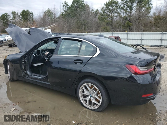 2025 BMW 3 Series 330i xDrive with VIN 3MW89CW08S8F07431, listed as a Copart auction lot 47358775 with 2,695 mi miles and Non Repairable. Bid and sale history available at carsss.com. Image 2.