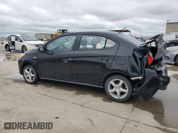 2022 Mitsubishi Mirage ES with VIN ML32FUFJ2NHF06863, listed as a Copart auction lot 55861615 with 29,514 mi miles and Salvage title. Bid and sale history available at DreamBid. Image 2.