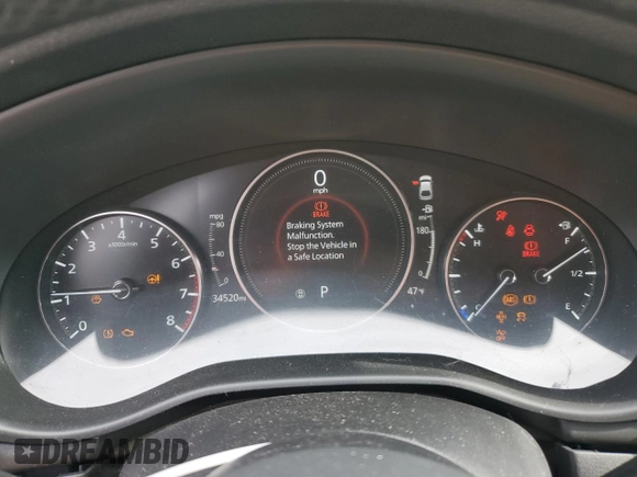 2021 Mazda 3 Select with VIN JM1BPBKL4M1403678, listed as a Copart auction lot 52565435 with 34,520 mi miles and Salvage title. Bid and sale history available at DreamBid. Image 9.