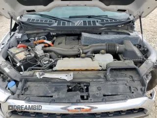 2023 Ford F-150 XL with VIN 1FTFW1ED6PFC00883, listed as a Copart auction lot 60438105 with 27,640 mi miles and Salvage title. Bid and sale history available at DreamBid. Image 11.