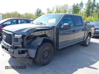 2018 Ford F-150 XL with VIN 1FTEW1EP6JFE00496, listed as a IAAI auction lot 42247235 with 76,858 mi miles and . Bid and sale history available at DreamBid. Image 22.