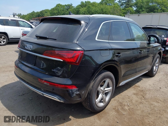 2023 Audi Q5 Premium with VIN WA1ABAFY2P2001869, listed as a IAAI auction lot 42401337 with 25,256 mi miles and . Bid and sale history available at DreamBid. Image 4.