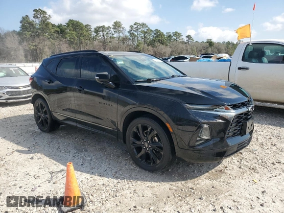 2019 Chevrolet Blazer RS z VIN 3GNKBERS3KS610417, wystawiony jako Copart lot #43074495 z przebiegiem 59 986 mil mil oraz Czysty tytuł • Clean title. Historia ofert i sprzedaży dostępna na DreamBid. Obrazek 4.