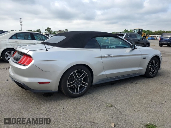 2019 Ford Mustang GT Premium with VIN 1FATP8FF1K5126110, listed as a Copart auction lot 64221625 with 69,679 mi miles and Clean title. Bid and sale history available at DreamBid. Image 3.