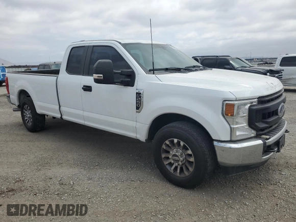 2022 Ford F-250 XL with VIN 1FT7X2A62NEF83139, listed as a Copart auction lot 55246765 with 56,387 mi miles and Salvage title. Bid and sale history available at DreamBid. Image 4.